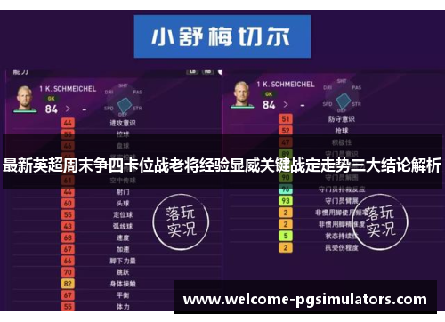 最新英超周末争四卡位战老将经验显威关键战定走势三大结论解析